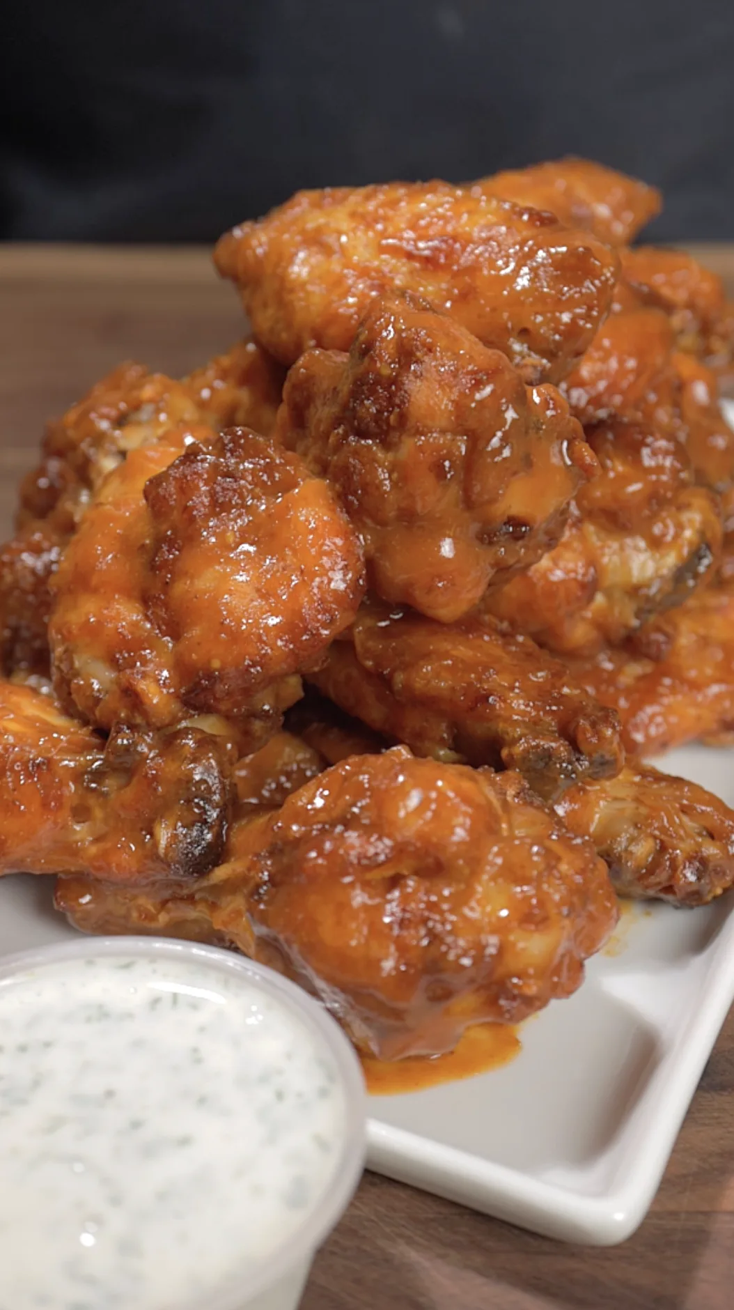 Picture for Alitas BBQ en la freidora de aire [BBQ Wings in Air Fryer]
