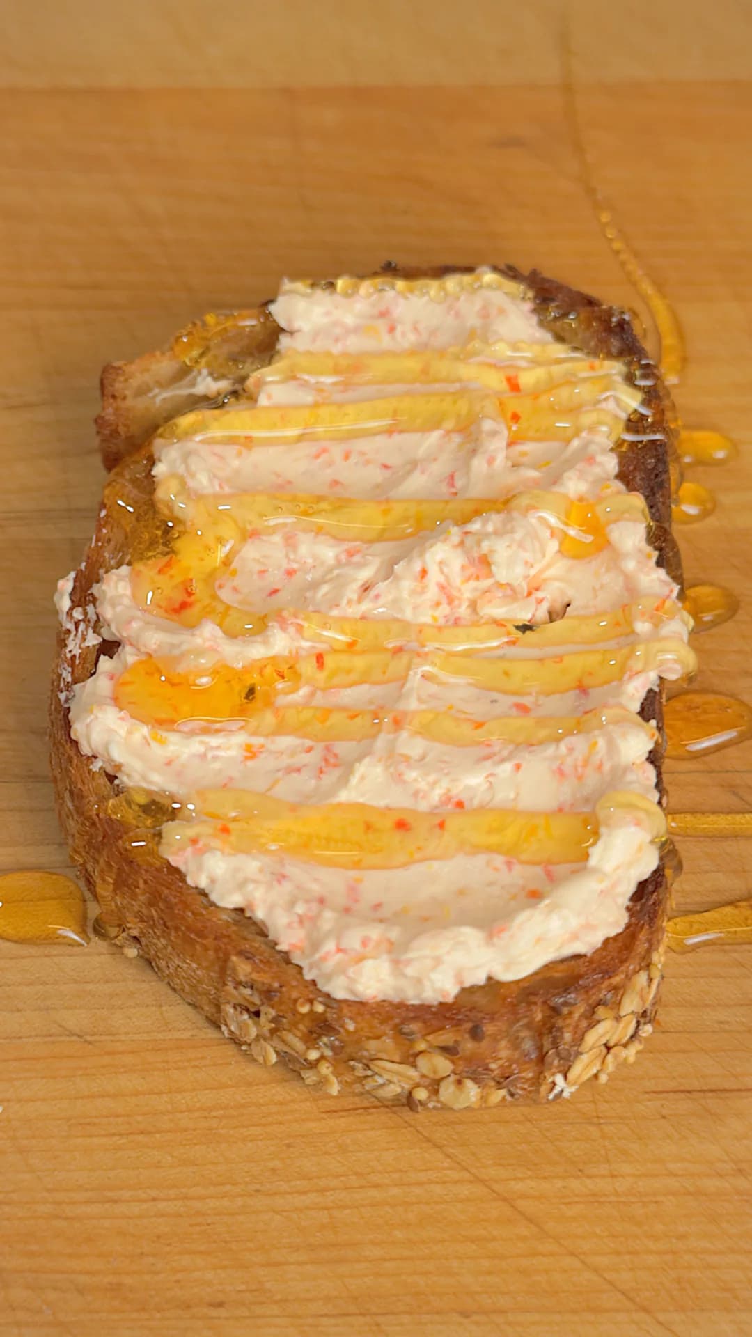 Picture for Tostada Aji Crema y Miel  [Chili Cream and Honey Toast]